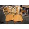 Image 2 : TWO HOOP BACK DINING CHAIRS