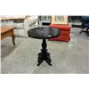 Image 2 : ROUND BLACK PARLOR TABLE