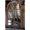 Image 1 : PINE FRAMED MIRROR WINDOW