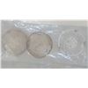Image 2 : THREE CANADIAN SILVER DOLLARS