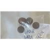 Image 2 : PACKAGE OF 5 INDIAN HEAD PENNIES