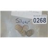Image 1 : PACKAGE OF 9 TEN CENT SILVER COINS