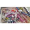Image 2 : LOT OF CRYSTAL AND BEAD JEWELLRY