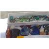 Image 2 : TWO TRAYS OF STONE AND BEAD JEWELLRY