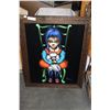 Image 1 : PAINTING ON VELVET SAD GIRL