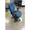 Image 2 : BLUE GAS LIFT ROLLING OFFICE CHAIR