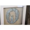 Image 2 : FRAMED SHADOW BOX POTTERY FAMILY PICTURE