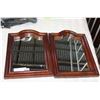 Image 1 : PAIR OF CHINTZ AND CO WALL MIRRORS RETAIL $72 EACH