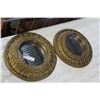 Image 1 : TWO ROUND DECORATIVE MIRRORS