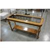 Image 1 : GLASSTOP SOFA TABLE