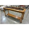 Image 2 : GLASSTOP SOFA TABLE