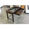 Image 2 : MODERN GLASS TOP DESK