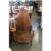 Image 2 : ANTIQUE OAK HALL BENCH