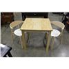 Image 1 : MAPLE TABLE AND TWO CHAIRS