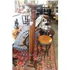 Image 1 : 1880 CARVED MAHOGANY PEDESTLE