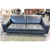 Image 1 : MODERN BLACK LEATHER SOFA