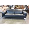 Image 2 : MODERN BLACK LEATHER SOFA