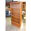 Image 1 : OAK 2 DRAWER BOOKSHELF