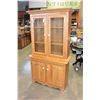 Image 1 : OAK 2 PIECE CHINA CABINET