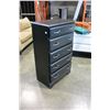 Image 2 : PALLISAR BLACK 5 DRAWER DRESSER