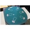 Image 2 : QUAD FOLD TABLE TOP POKER FELT MAT