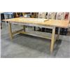 Image 2 : LARGE PINE IKEA DINING TABLE WITH LEAF