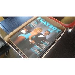 BOX OF VINTAGE PLAYBOY MAGAZINES