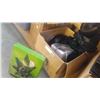 Image 1 : BOX OF FANS ETC AND HOODIE