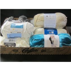Flat of New Assorted Yarn