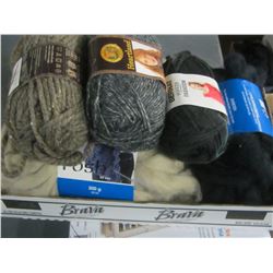 Flat of New Assorted Yarn