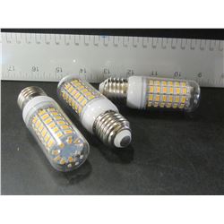 New lot of 3 LED Cobb Lightbulbs 69 LED's Warm White for your home