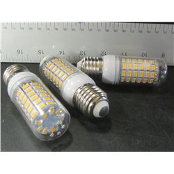 New lot of 3 LED Cobb Lightbulbs 69 LED's Warm White for your home