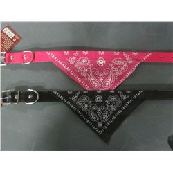 2 New Bandana Pet Collar for Large  Dogs