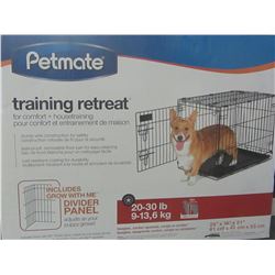 New Petmate training retreat/wire kennel for 20-30lb dogs