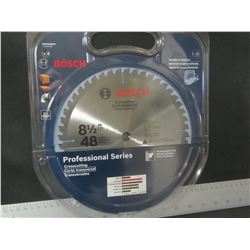 New Bosch 8-1/2 " 48 tooth professional series crosscut blade /