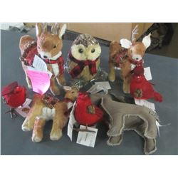 Box full of Animal ornaments and décor / some need glue or a little fixing