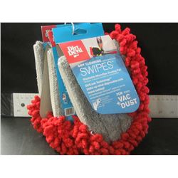 3 Dirt Devil dry cleaning Swipes / washable microfiber dusting pads