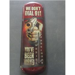 Metal Thermometer Sign