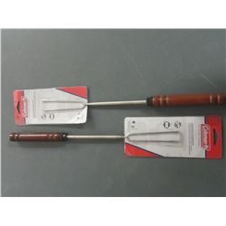 New Coleman telescoping Rotisserie hot dog forks