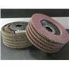 Image 1 : New 4 - 1/2" Flap Grinding Disks / 10 disks / great quality