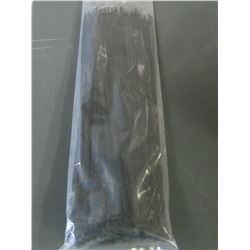 100 Heavy Duty 12" Cable/Zip Ties / black 100 pc