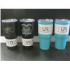 Image 1 : 4 New Pure Element 30 oz cups /  $ 32.99 each superior insulation / lids are cracked