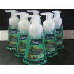 6 New Antibacterial Foaming Hand Soap with pump / Pear