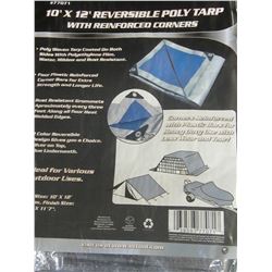 New 10ft x 12 ft Reversable Tarp