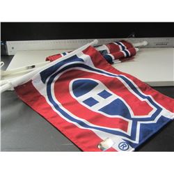 3 New Montreal Canadians Car Flags / NHL hologram