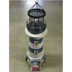 Solar LightHouse garden décor / untested