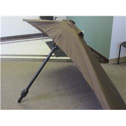 New Island blue wave Lania - Crank / Half Umbrella / Coffee color /