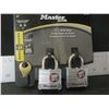 Image 1 : set of 2 keyed alike Master Locks