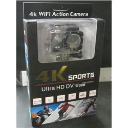New 4 K WIFI Action Camera / 16 mp / 4K / 64G / 170 DEG / WIFI / H .264