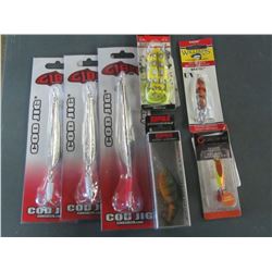 Lot of New Fishing Lures / Rapala / Gibbs  / Williams / Matzuo